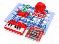 Mainan Pendidikan Kit Elektronik untuk Percobaan Sains, Sirkuit Elektronik, Piano Elektronik