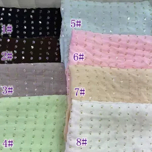 Großhandel Luxuriöser Spitzenstoff mit Ketten-Pailletten, Dentelle <span class=keywords><strong>Perl</strong></span>ée Luxe Tissu, Bestickte Spitze für Hochzeitskleider, Abendkleider und Ballkleider - Product Image 2