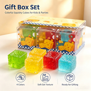 Jouets Squishy en Plastique de Haute Qualité, Jouets Squishy en Maltose, Jouets Squishy en Sucre, Jouets Squishy en Forme de Cube, Jouets Squishy en Forme de Glaçon, Glaçons Squishy, Jouets Squishy en Caoutchouc - Product Image 3
