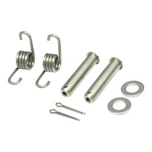 Pedane NRTeam per Ktm SX 125 98-15 poggiano in stile Motocross titanio/CNC/alluminio/parti in carbonio - Product Image 1