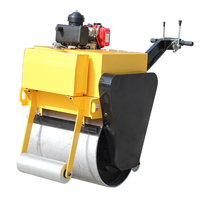 Machine de terrassement, rouleau à pneus en caoutchouc de 1,5 tonne, compacteur hydraulique