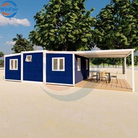 Maisons préfabriquées de luxe WinFair - Chine - Maisons modulaires pliables et extensibles en panneaux sandwich - Villa mobile préfabriquée - Maison conteneur
