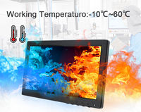 Écran large Ahd Ips moniteur Lcd 9 pouces écran tactile avec entrée Tv Hdmi
