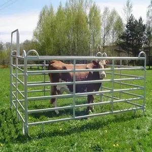 6ft 12ft Galvanized Metal Steel Corral Panels Cattle Panels Horse Fence Panels Sheep Gate