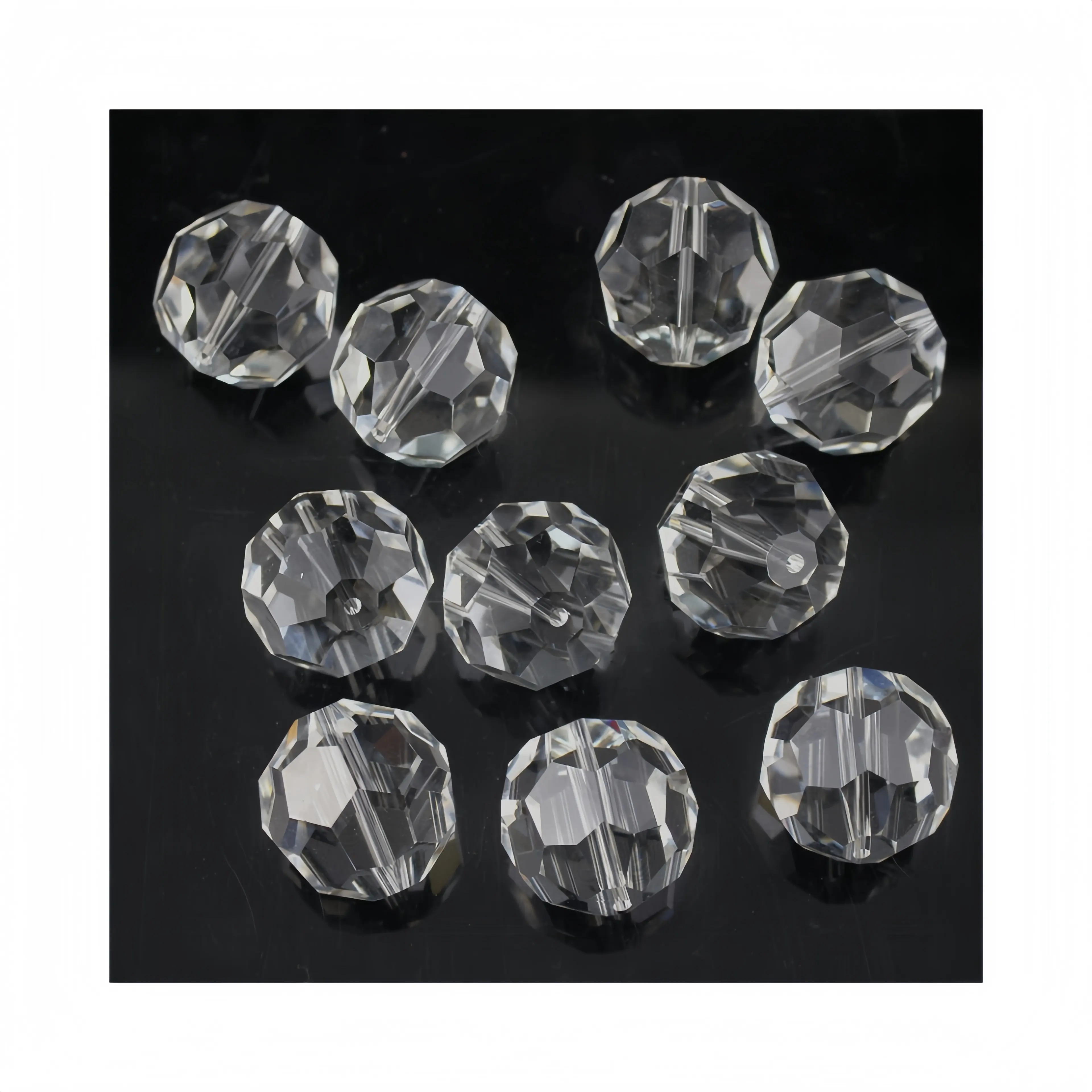 Cheap crystal ball beads for chandelier and curtain/crystal glass lamp loose beads bulk/crystal beads wedding dresses loose Bead