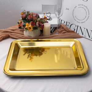 Plateau jetable en PS de grande taille 45x33cm, revêtement laminé, résistant à l'huile, imperméable, pour servir des <span class=keywords><strong>fruits</strong></span> <span class=keywords><strong>frais</strong></span>, des sushis - Product Image 3
