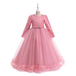Nouvelle Robe Longue en Tulle à Manches Florales pour Enfants et Adolescentes, Style Princesse, pour Mariage, Spectacle Scénique, Concours de Beauté, Déguisement - Product Image 5