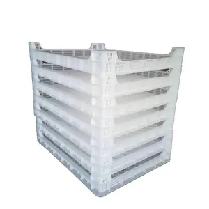 800*600*110Mm Cấp Thực Phẩm Stackable Nhựa Dán Bánh Pizza Khay Bột Khay Cho Lưu Trữ Bánh Pizza Cookie Bánh Mì Thùng