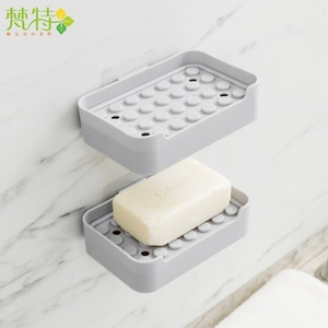 ที่วางสบู่พลาสติกคุณภาพสูงสำหรับตกแต่งห้องน้ำ พร้อมที่ระบายน้ำ - Product Image 6