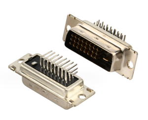 DVI 24 + 1 Pin Nam Nhà Máy Made <span class=keywords><strong>D</strong></span> <span class=keywords><strong>Sub</strong></span> Kết Nối Sokcet Combo 24 Pin Kết Nối Dvi-<span class=keywords><strong>D</strong></span> Nam Right Angle <span class=keywords><strong>PCB</strong></span> Gắn Kết Nối - Product Image 1