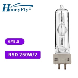 HoneyFly Metal Halogenide Dysprosium Lamp GY9.5 MSD 90V RSD250W/2 capsula a ioduri metallici marini Clear Aero Single Ended - Product Image 3