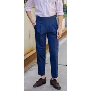 New arrival MTM Made to measure fashion men's casual Breathable pants solid color trousers for men