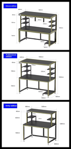 Banc de travail multifonctionnel en métal pour mécaniciens, spécialement conçu pour la réparation de téléphones portables et autres appareils mobiles en atelier. - Product Image 6