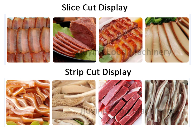 145mm Feeding Inlet Width Conveyor Type Commercial Cooked Meat Slicing Machine