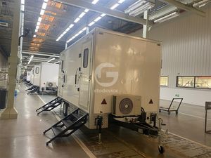 <span class=keywords><strong>Alquiler</strong></span> de baños portátiles de lujo Remolque de inodoro de estructura de acero móvil con interior de lujo hecho de material de panel sándwich - Product Image 4