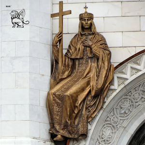 Blve tôn giáo thủ công Kim Loại Nhà thờ Christian tượng cuộc sống Kích thước Công Giáo Đồng Saint St.Andrew mang qua tác phẩm điêu khắc - Product Image 3