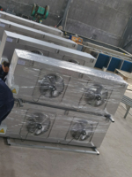 Évaporateur de refroidisseur électrique avec moteur haute efficacité pour chambre froide, chambre de congélation