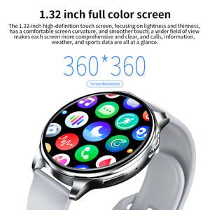 Smartwatch Lokmat Time <span class=keywords><strong>2</strong></span> con Chiamate BT, Tracker Fitness, Monitoraggio Frequenza Cardiaca per Smartphone - Product Image 4