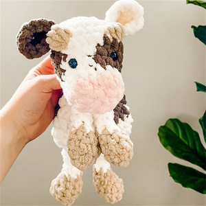 Copertina di Sicurezza per Neonati in Morbidissimo Ciniglia con Design a Dinosauro all'Uncinetto, Imbottita in Cotone PP, Coperta Confortevole per Anniversario ODM - Product Image 3