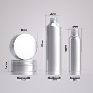 Metal Facial <b>Mist</b> <b>Bottle</b> and Mud Mask Jar Eco-friendly Cosmetic Containers for Premium Beauty Brand Recyclable - Product Image 2
