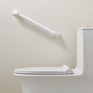 Barra de Apoyo en Forma de L Weiyue, Acero Inoxidable 304, Blanca, Antideslizante, Barra de Seguridad para Baño para Personas Mayores y Mujeres Embarazadas - Product Image 3