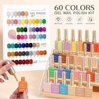 Faible MOQ et prix unitaire bas, 60 couleurs, 15 ml, ensemble de vernis à ongles en gel, vernis à ongles en gel avec réponse rapide