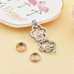 Liontin Guci Hewan Peliharaan dari Baja Anti Karat Berlubang, Cetakan Cakar Hati, Perhiasan Kremasi, Kalung, Aksesoris Kenang-kenangan untuk Pecinta Hewan Peliharaan - Product Image 5