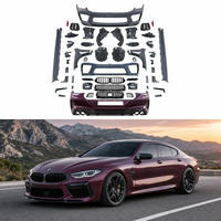 Kit carrosserie ABS direct usine pour BMW Série 8 G16 2018-2024, mise à niveau style M8, conversion pare-chocs avant et arrière, calandre, diffuseur