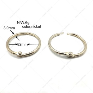 YIWANG Fournitures de bureau et scolaires Anneaux de reliure pour carnet à feuilles mobiles de 1,2 pouce - Product Image 3