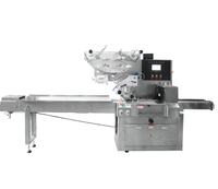 Machine d'emballage flow-pack avec alimentateur de cartes de tête