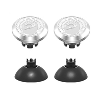 Manettes de jeu interchangeables avec design gravé pour PS5, manettes amovibles pour manette PS5 Edge, boutons métalliques durables