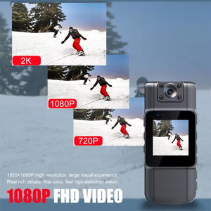 Nouveau Design WiFi LMK Action 180 lentille rotative Boby Camera 2K 1000mAh Batterie Étanche Noir <span class=keywords><strong>Hide</strong></span> Mini <span class=keywords><strong>Cam</strong></span> avec lecture vidéo - Product Image 3