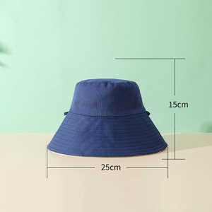 Vente en gros de chapeau de soleil réversible pour femmes, chapeaux d'été, protection UV UPF 50 + pour randonnée, chapeau de pêcheur de jardin, cadeaux promotionnels - Product Image 5