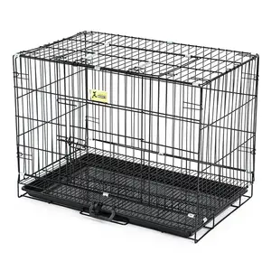 Hoopet Stainless Steel Dog Cat Rabbit Cage Tray Indoor Interior for All Animal Products