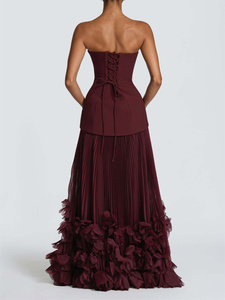 Abito lungo Ins Babybo C260604 Seraphina, elegante abito da donna <span class=keywords><strong>per</strong></span> feste di compleanno e serate in discoteca, novità 2026 - Product Image 4