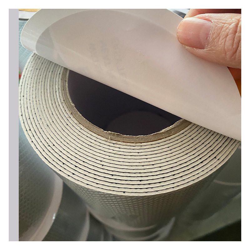High Temperature Self-Adhesive Butyl Tape Aluminum Foil Butyl Sealant Tape Waterproof Tape for Industrial Roofing Felts Use