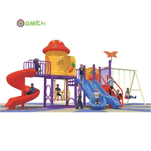 Small cheap playground equipment swing sets playground outdoor kids swing climbing slide JMQ-HL91451