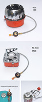 Mini accessoires de Camping portables réglables, accessoires de cuisinière à gaz pour l'extérieur