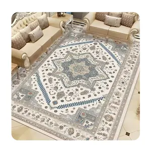 ממלכת השטיח קסם מרוקאי וינטג' מכונת כביסה איכותית מלבן מונע החלקה שטיח סלון שטיחים פרסיים