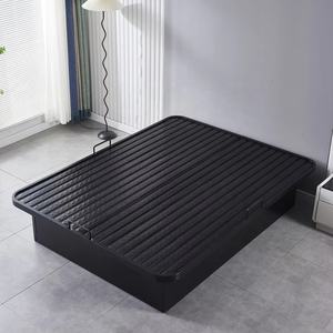 Роскошная современная кровать на платформе, базовые кровати <span class=keywords><strong>king</strong></span> queen twin, полный двойной размер, металлические кровати с рамкой, регулируемые кровати для хостела, отеля - Product Image 6