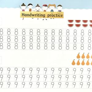 Ensemble <span class=keywords><strong>de</strong></span> cahiers d'exercices <span class=keywords><strong>de</strong></span> calligraphie Sank Magic avec impression en creux profond, format 21x29 cm - Product Image 5