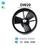 Propulseur Submersible DW20 en Alliage d'Aluminium, Étanche IP45 pour Drone Sous-Marin