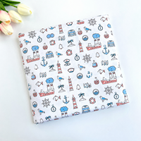 Tissu Popeline de Coton Extensible Biologique et Écologique en Gros, 95% Coton 5% Extensible, Imprimé Personnalisé pour Costumes et Chemises
