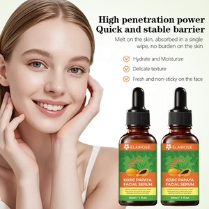 Suero Corporal y Nasal Nocturno Vegano de Papaya, Antiarrugas, Iluminador, con Centella Asiática, 30 ml, Ácido Kójico, Ácido Hialurónico, Vitamina C, Marca Privada ODM - Product Image 1