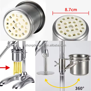 Manual Long French Fries Maker 20-30CM Dough Chips Squeezer Aluminum Alloy <b>Machine</b> for Corn Potato Dough Extruder - Product Image 5