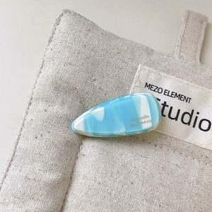 Pinza de pelo de acetato en forma de gota de agua colorida Diseño simple Sweet Girls Bangs Clip Venta al por mayor Horquilla de ácido acético - Product Image 5