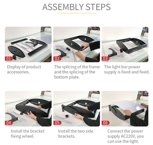 Đèn <span class=keywords><strong>LED</strong></span> Chiếu Sáng Phía Sau Nhà Hàng Chungkong, Giá Treo Hai Mặt, Hiển Thị Menu, Hộp Đèn - Product Image 6