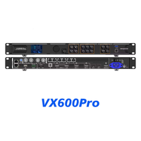 Procesador de Video Todo en Uno Novastar VX600 Pro, 6 Puertos Ethernet, Baja Latencia, Controlador de Pantalla LED 4K para Alquiler y Escenarios