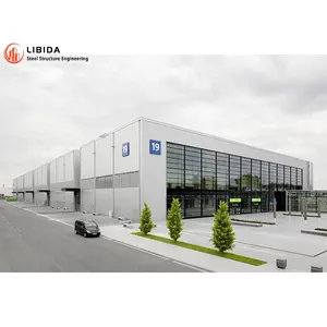 Popular Industrial Building Prefabricated Workshop Factory Metal Frame Construction Office Warehouse Steel Structure Building