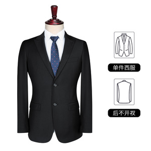 Abiti da Uomo in Rayon, Giacche Eleganti per Matrimoni e Ufficio, Vestiti Slim Fit per Uomo, Cappotto Monocolore da Gentiluomo, Completo Formale per Uomo - Product Image 1